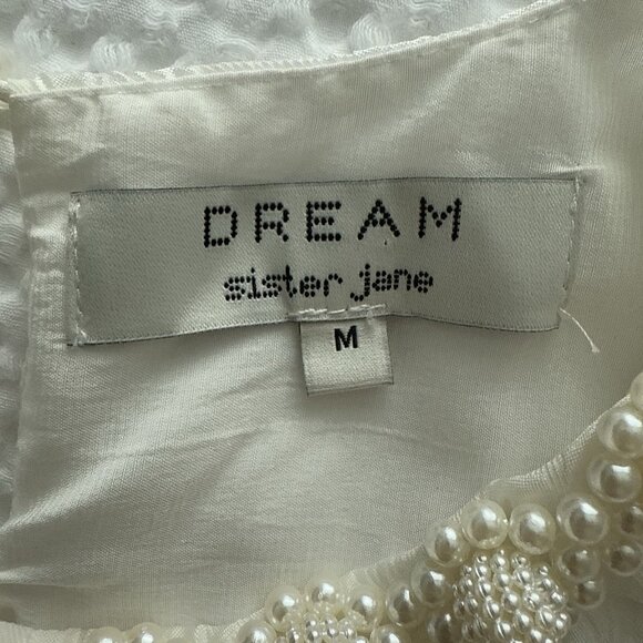 Dream Sister Jane Memoir Mail Mini Dress Womens Size Medium Cottagecore Coquette - Picture 14 of 16